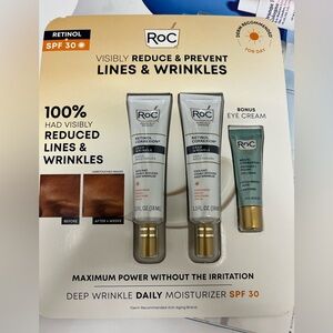 ROC‎ Day 100% HAD Moisturizers SPF 30 + eye cream sealed new